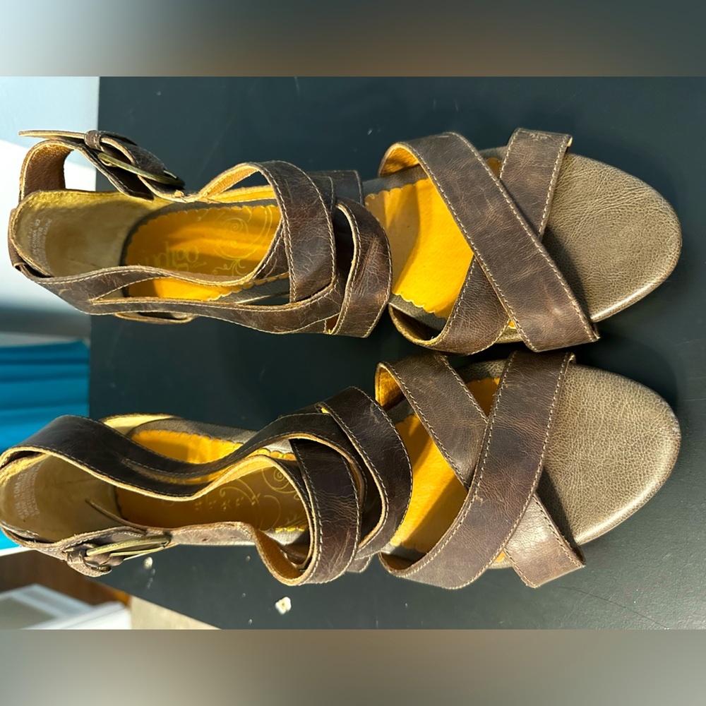 Brown Strappy Women's Sandals